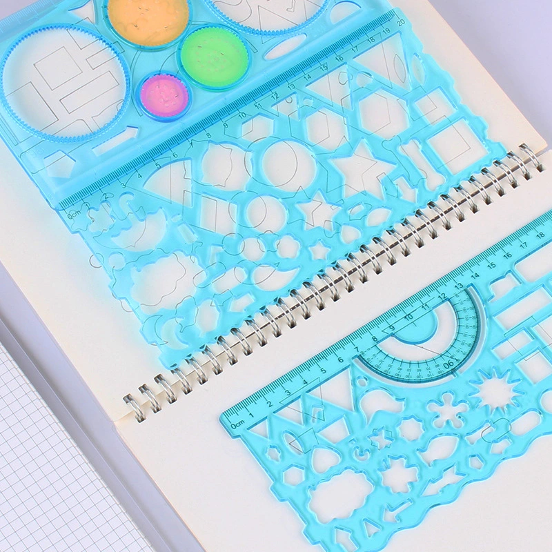 Cute Drawing Ruler Practice Drawing Set