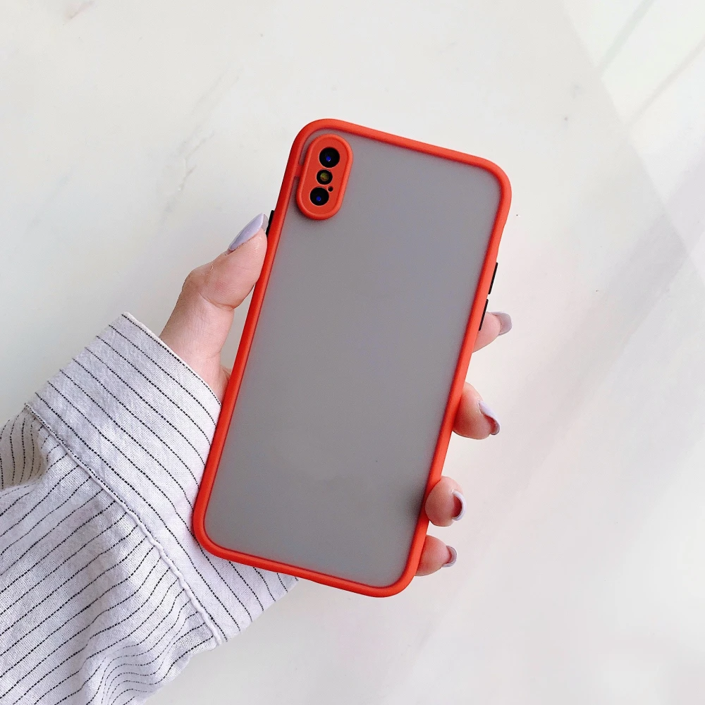 Stylish Matte Phone Case Color Contrast