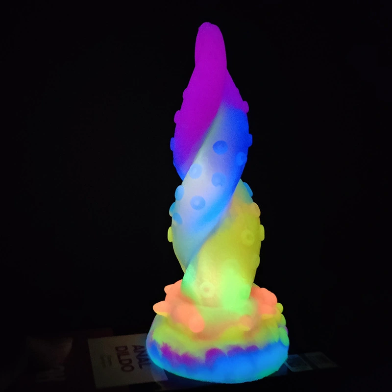 New Luminous Color Silicone Special-shaped Massage Appliance