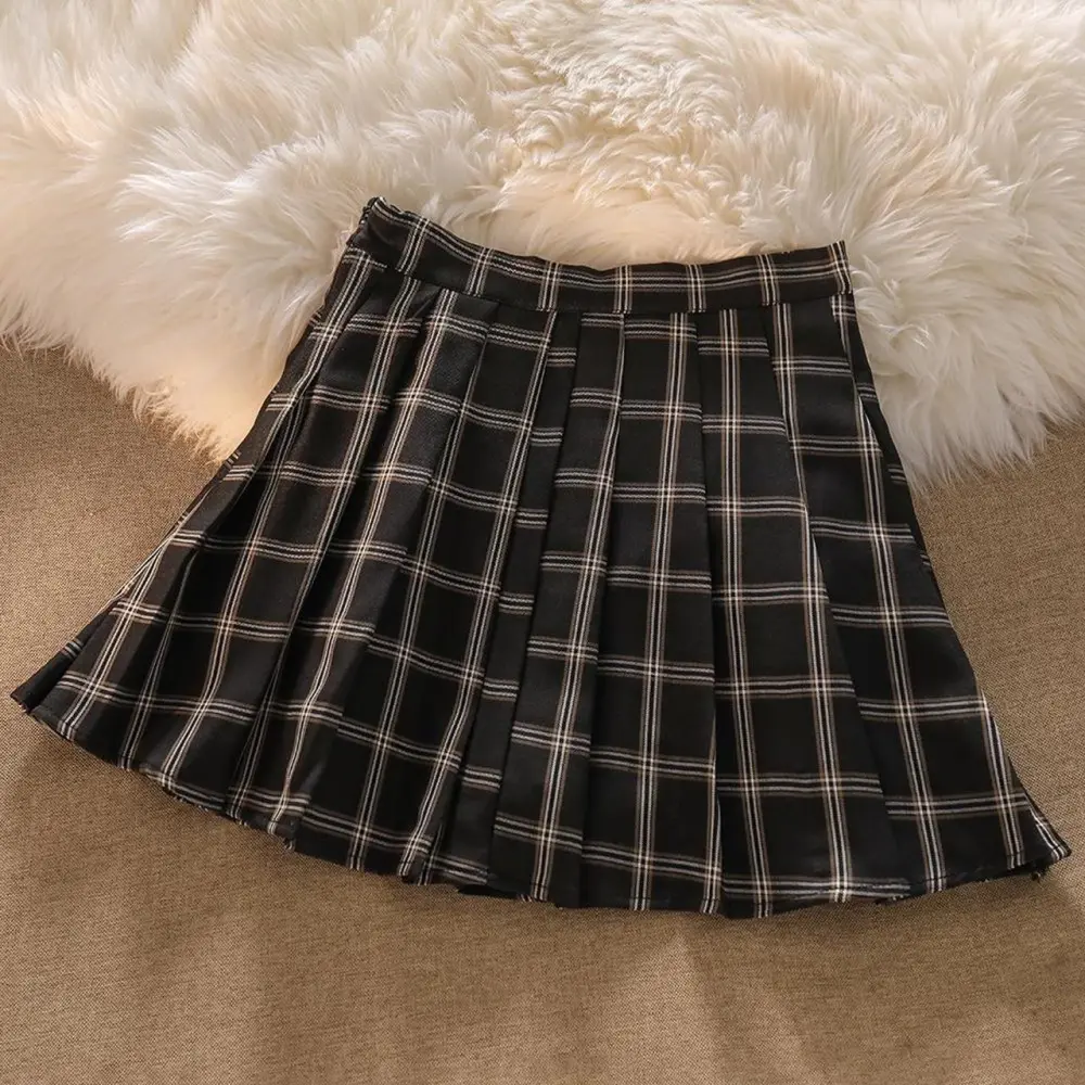 Black Pleated Skirt