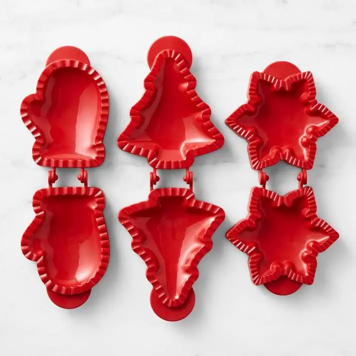 New Christmas Cookie Moulds Pie Mold