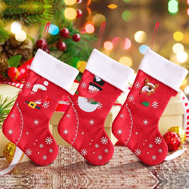 Christmas Supplies New Decorative Socks Snowman Deer