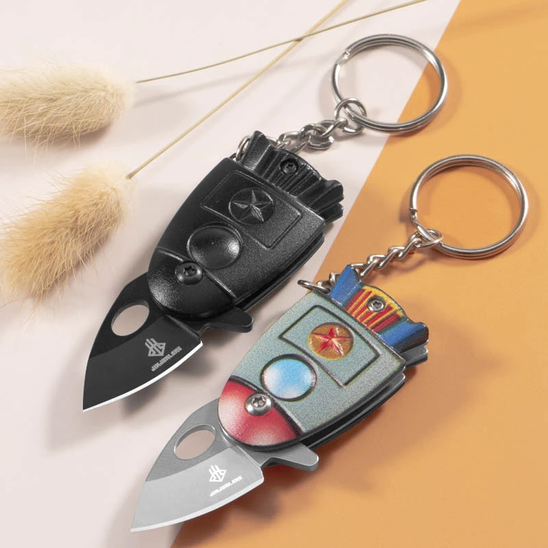 Stylish Mini Portable Folding Knife Keychain