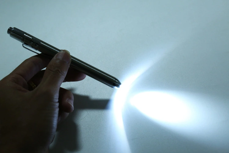 Stylish And Personalized Stainless Steel Pen Flashlight