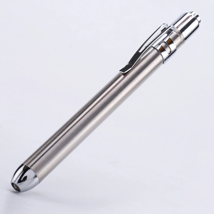Stylish And Personalized Stainless Steel Pen Flashlight