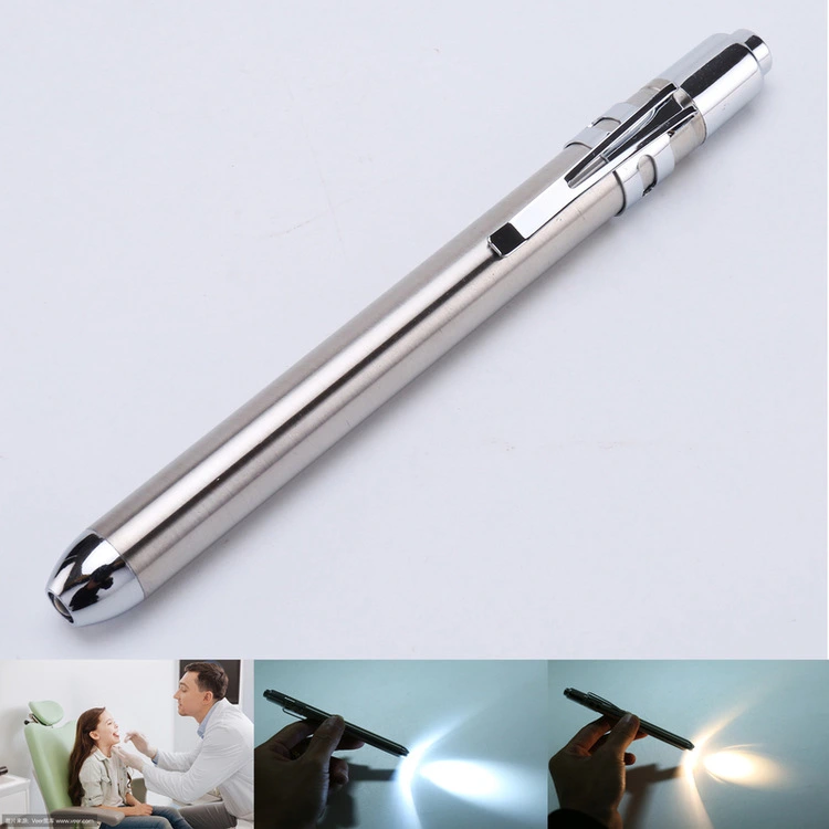 Stylish And Personalized Stainless Steel Pen Flashlight