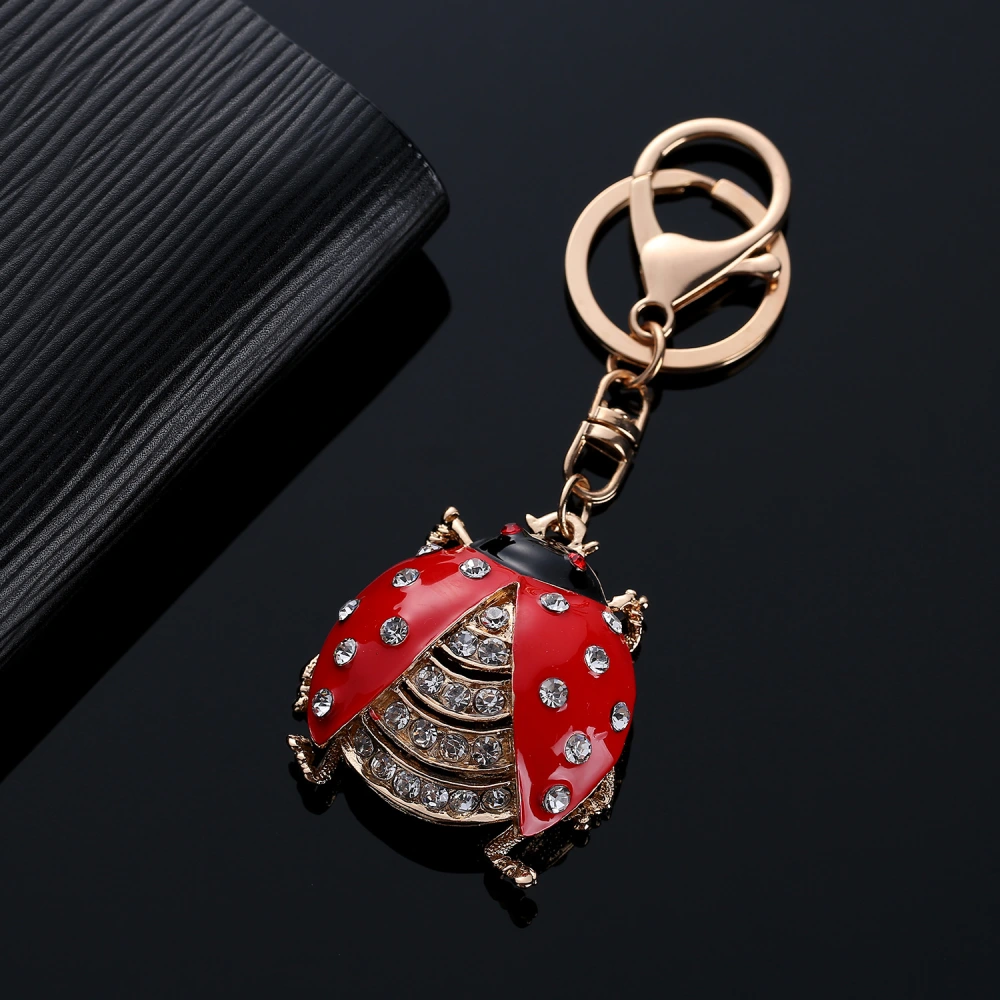 Creative Seven Star Ladybird Key Chain Couple Alloy