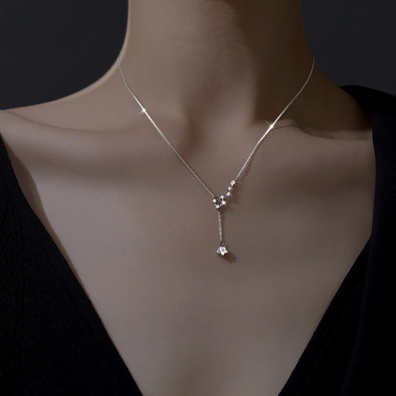 Women's Sterling Silver Big Dipper Necklace