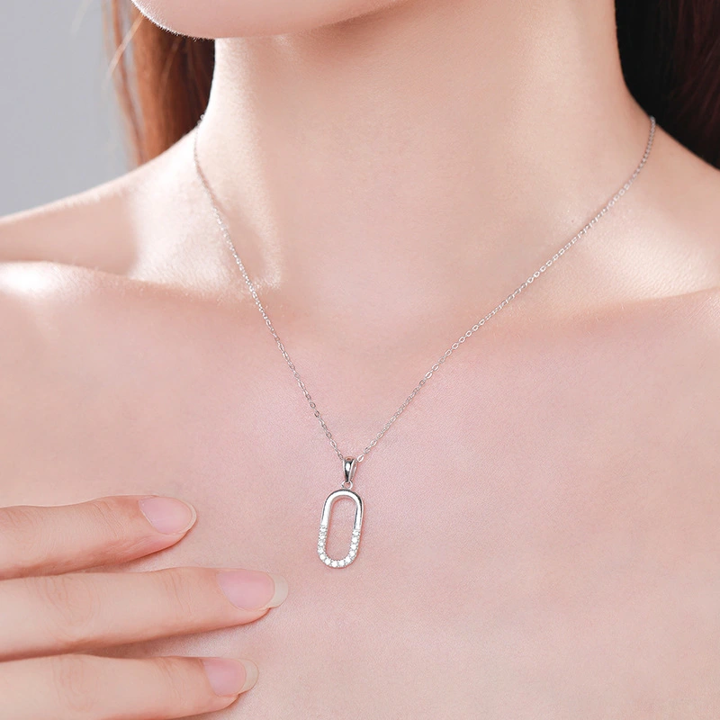 Women's Fashion Temperament Sterling Silver Pendant Necklace