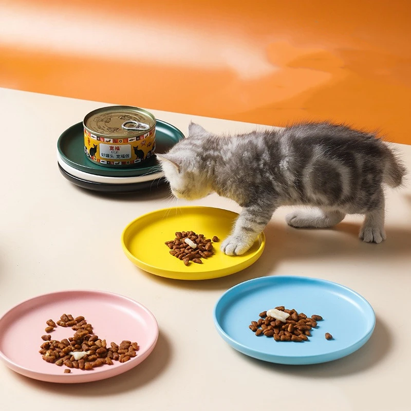 Cat Small Plate Ceramic Anti Overturning