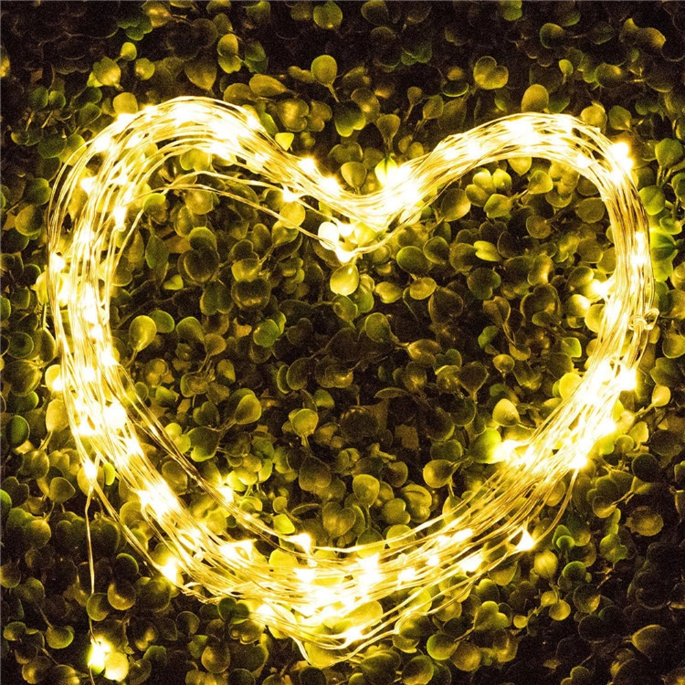 Music Copper Wire Decorative Light String Sound Control Variation