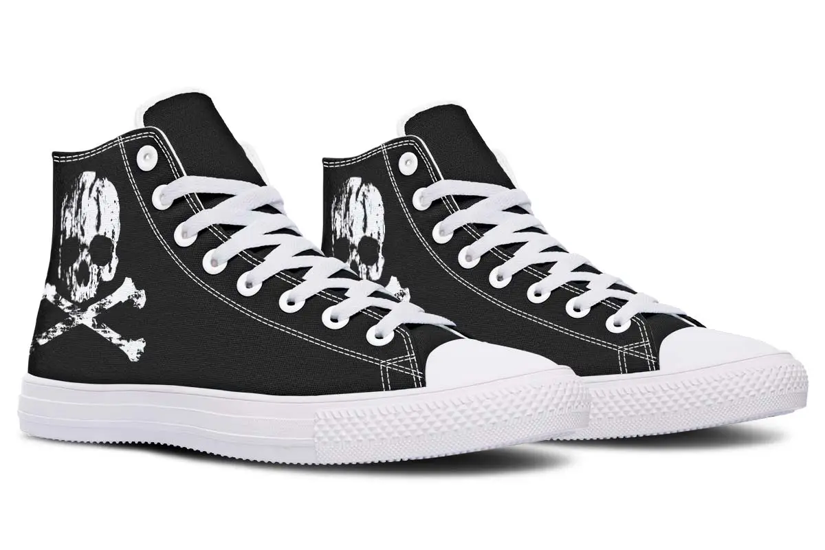 Men's And Women's Fashion Color Printing High-top Canvas Shoes