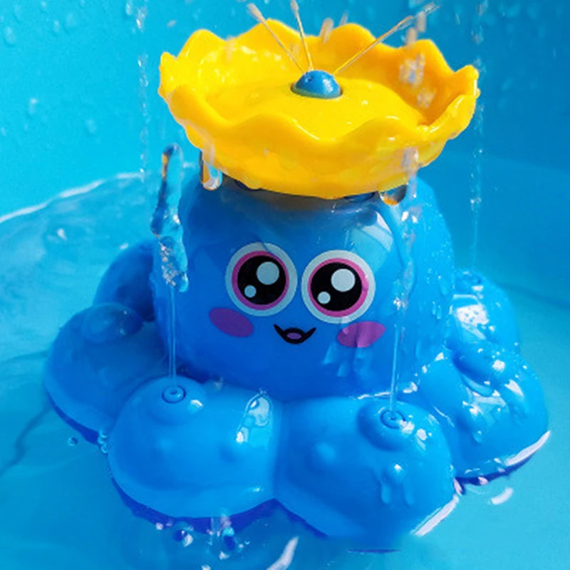 Baby Electric Water Jet Bath Toy With Floating Octopus