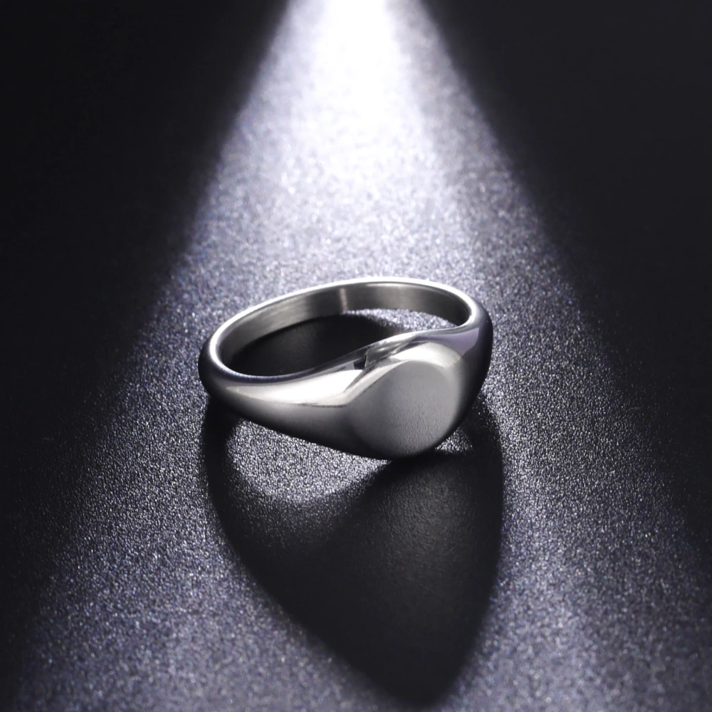 Titanium Steel Smooth Cut Round Ring