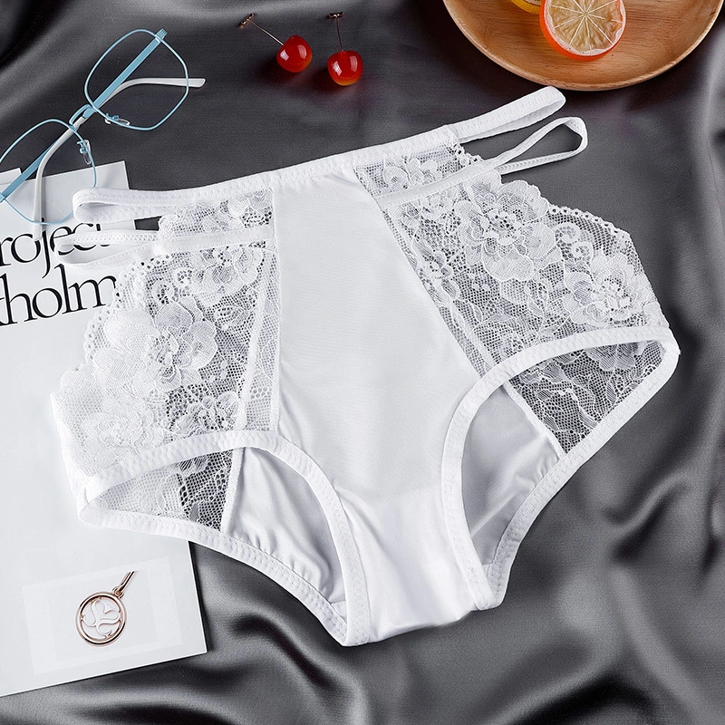 Lace Strap High Waist Hip Lifting Pants