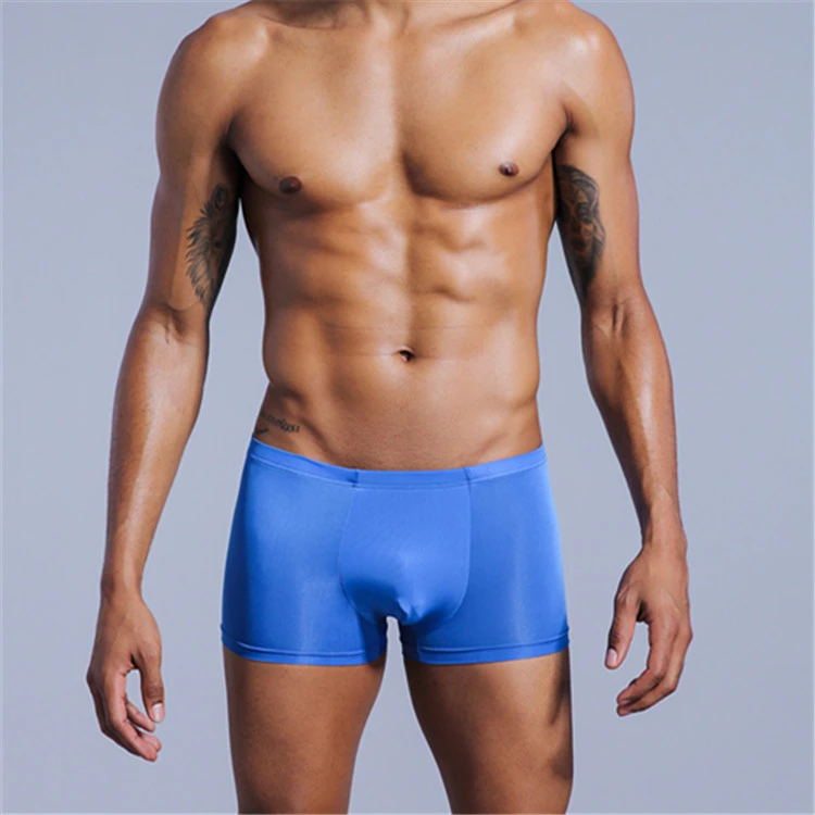 Translucent elastic comfortable boxer shorts