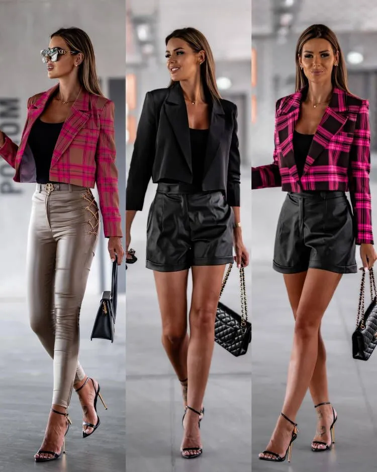Fashion Printed Suit Jacket