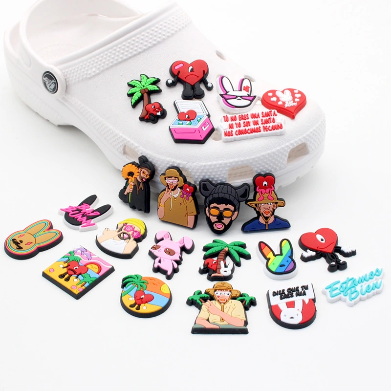 Removable Slippers Cartoon Shoes Decorative Buckle Accessories