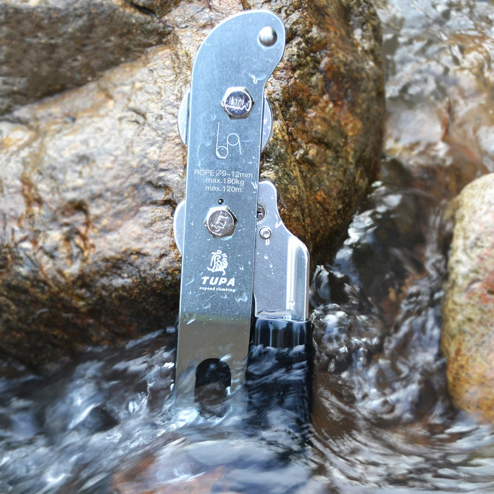 Automatic Manual Descent Device For Rock Climbing