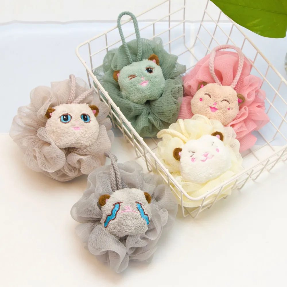 New Cartoon Animal Head Bath Flowers Are Simple And Lovely