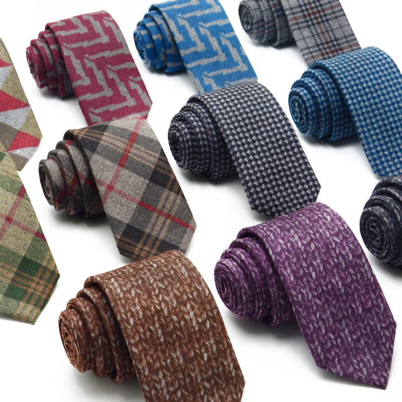 Fashionable And Casual Narrow Faux Cashmere Tie