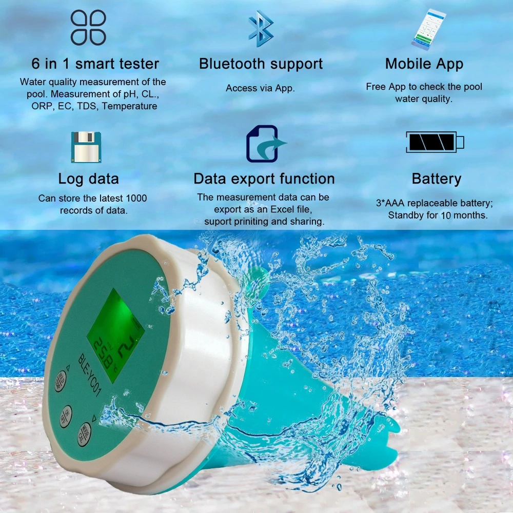 Six In One Bluetooth Water Quality Tester