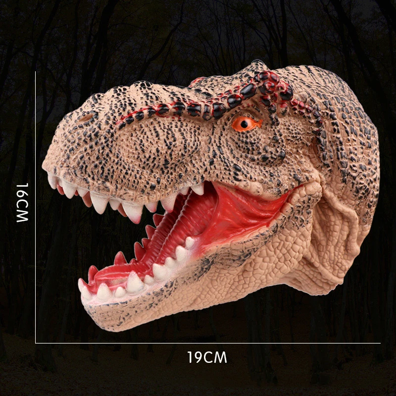Children's Simulation Animal Model Dinosaur Hand Puppet