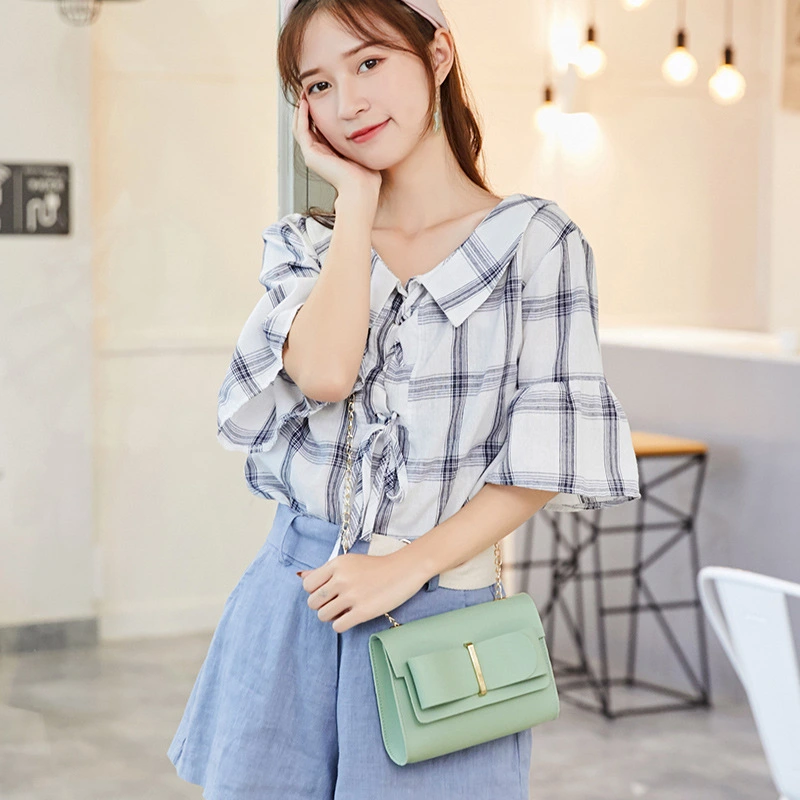 One Shoulder Crossbody Bag Solid Color Casual