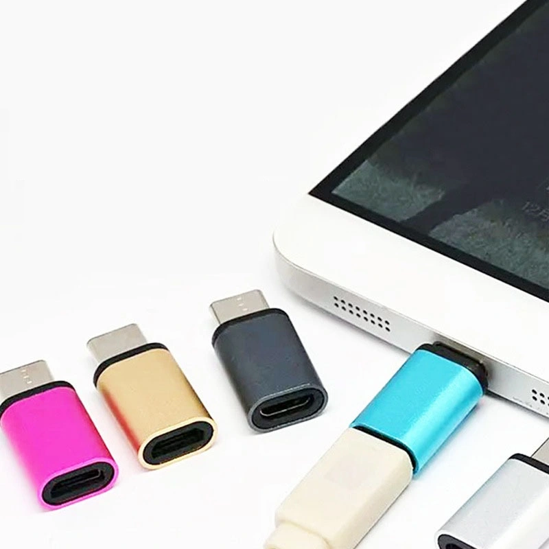 Type-C Adapter Aluminum Alloy Typec To Micro Usb Charging