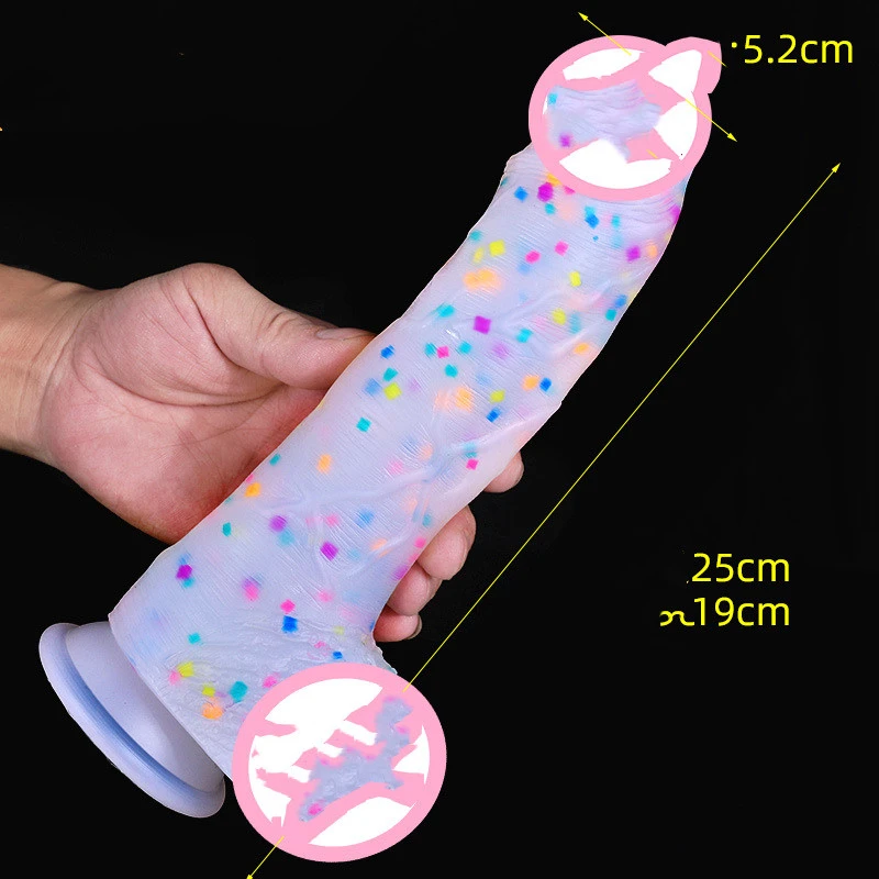 Pudding Transparent Coloured Dildo Dildo Female