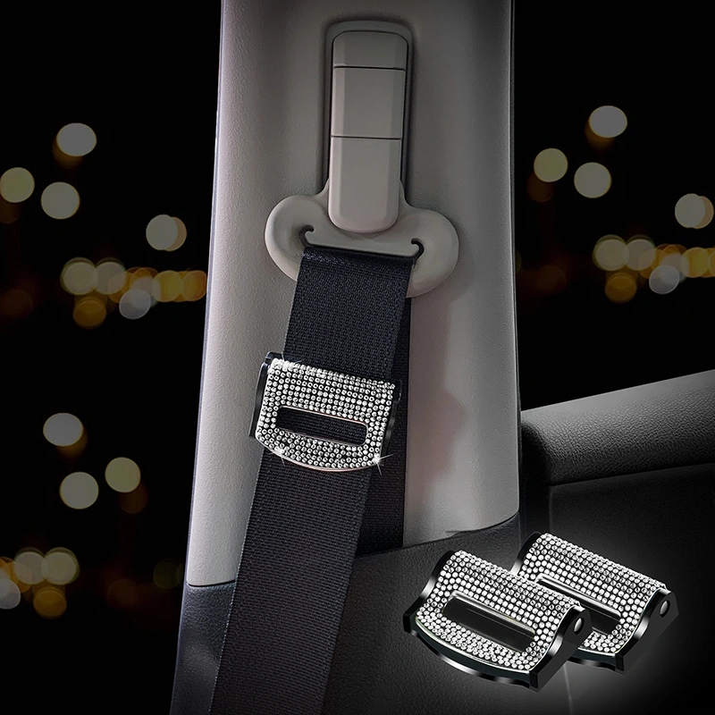 Diamond-set Car Seat Belt Shoulder Guard Buckle