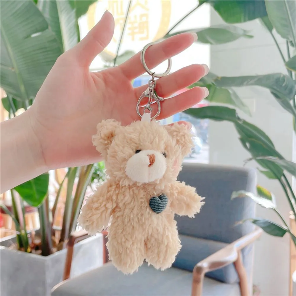 Cute Bear Rabbit Modeling Plush Doll Keychain