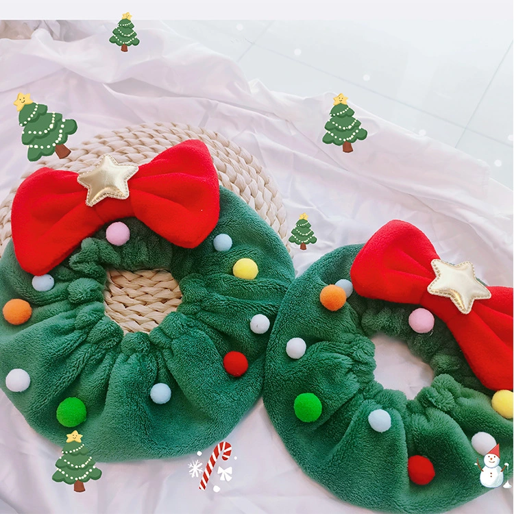 Green Fashion Personality Pet Christmas Scarf