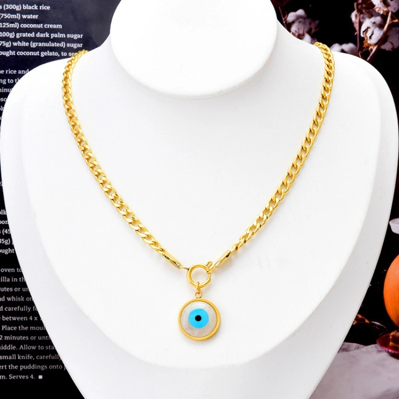 Fashion Exotic Necklace Titanium Steel Summer Beach Wind