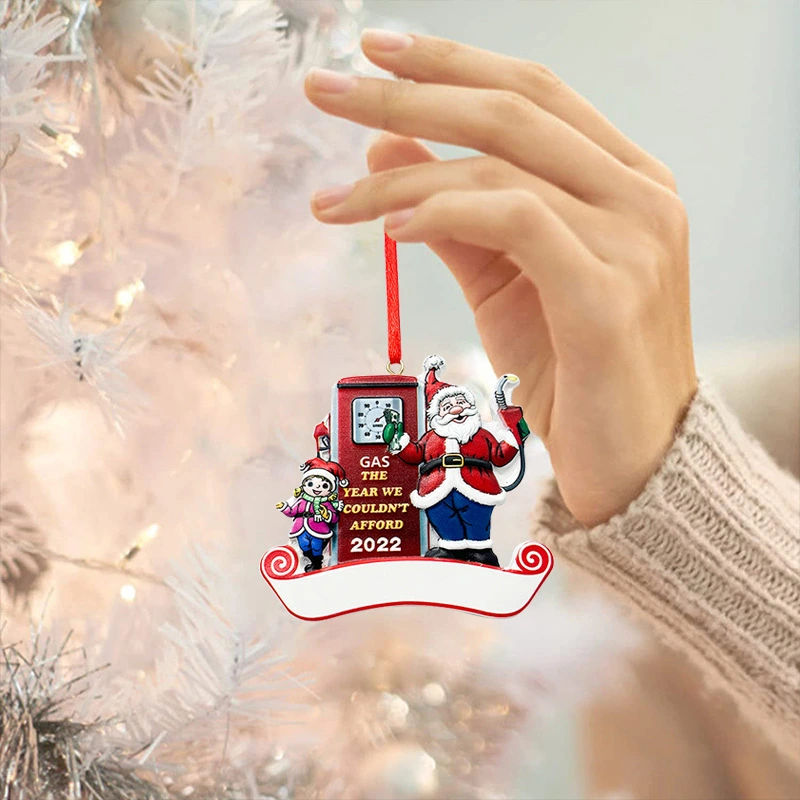 Fashion Personality Santa Claus Christmas Tree Pendant