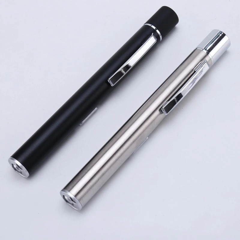 Led Stainless Steel Rechargeable Flashlight