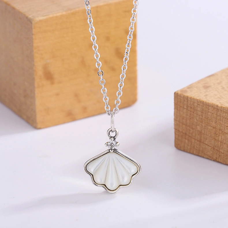 Pure Silver Jewelry Light Luxury Little Bellies Pure Silver Necklace Female