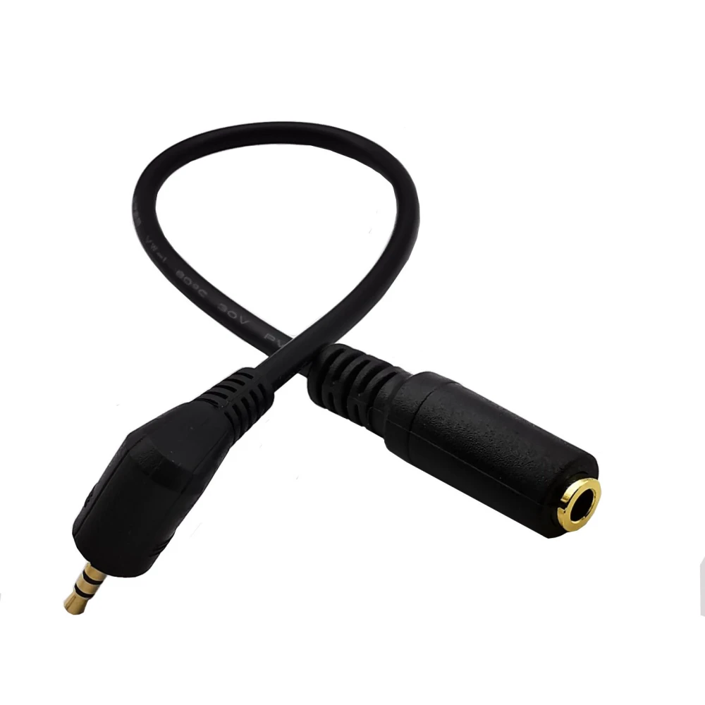 Cell Phone Headset Male To Female Audio Cable