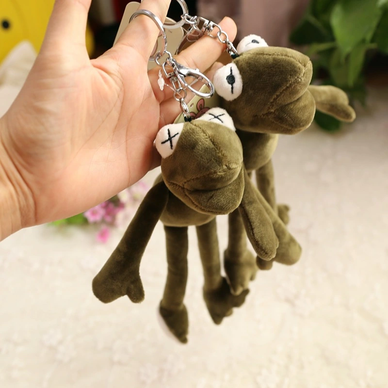 Plush Long-legged Frog Son Doll Backpack Large Pendant Gift Female