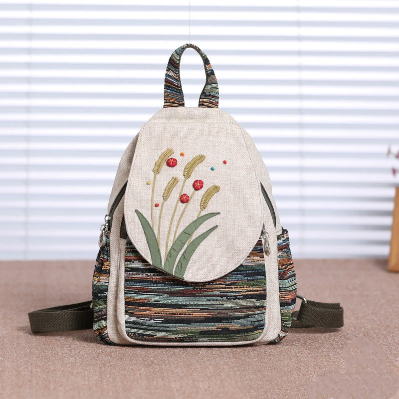 Ethnic Style And Large Capacity Travel Backpack