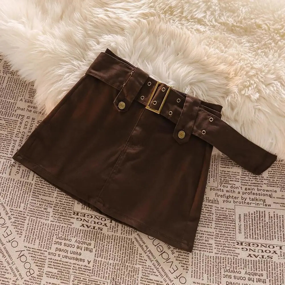 Brown Belt Skirt