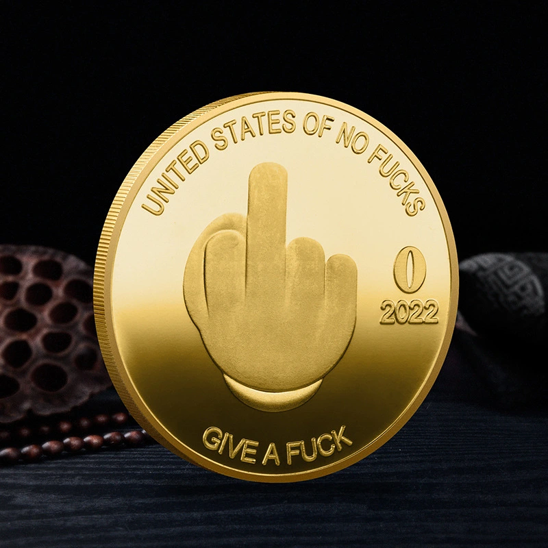 New Fake Commemorative Coin Metal Finger