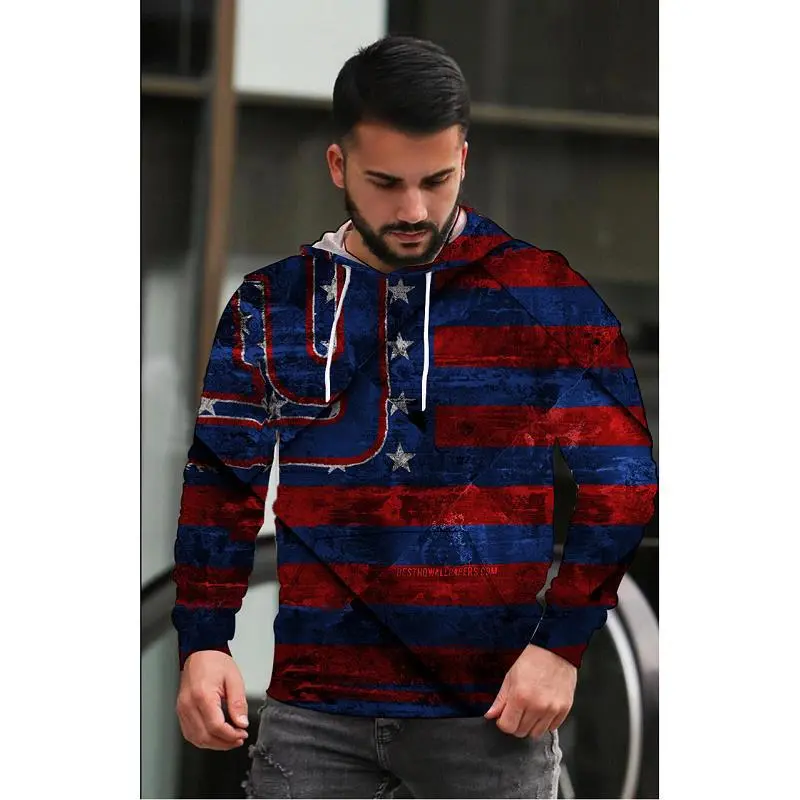 Men's Skull Print 3D Sweater  Hoodie