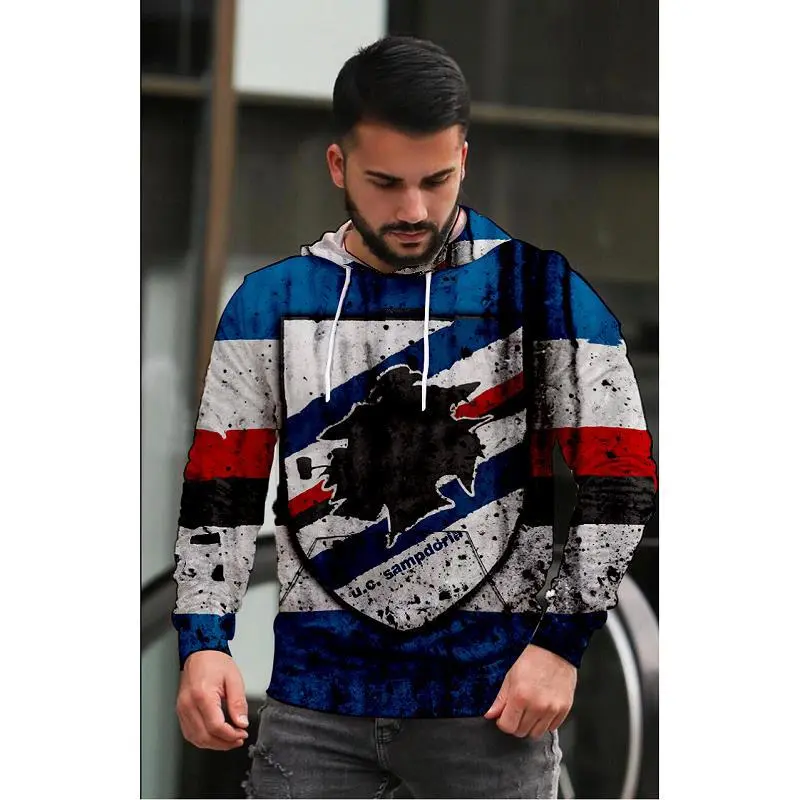 Men's Skull Print 3D Sweater  Hoodie