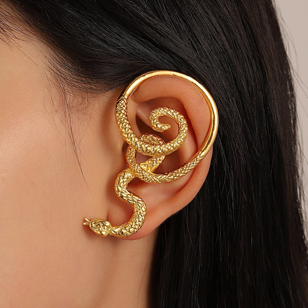 Punk Metal Snake-ear Bone Clip