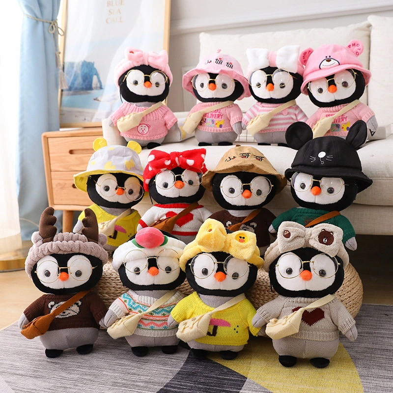 Cute And Cute Penguin Plush Cross-Dress Penguin Doll