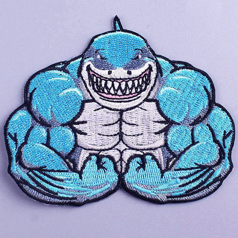 Muscle Bear Embroidered Cloth Patch Punk Gorilla