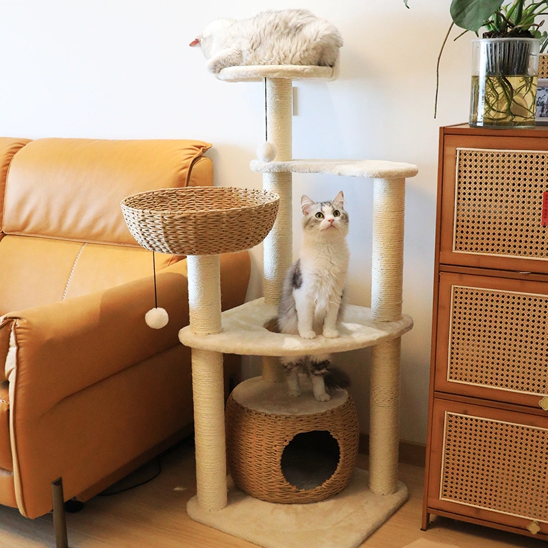 Sit Lie On Cloud Cat Climb Rack  Nest Tree