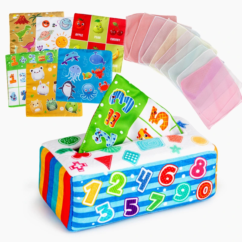 Baby Tear-proof Tissue Box Paper Extraction Toys