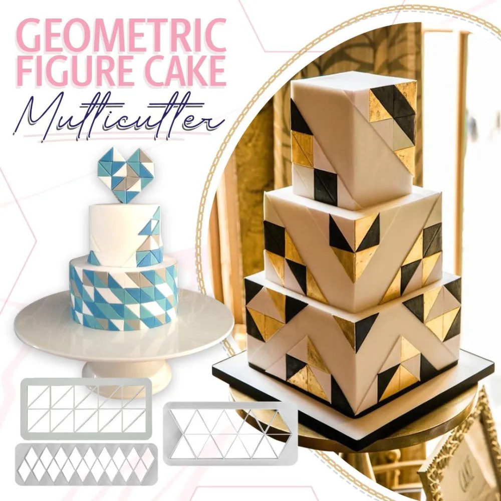 Geometric Printing Candy Cake Biscuit Mold